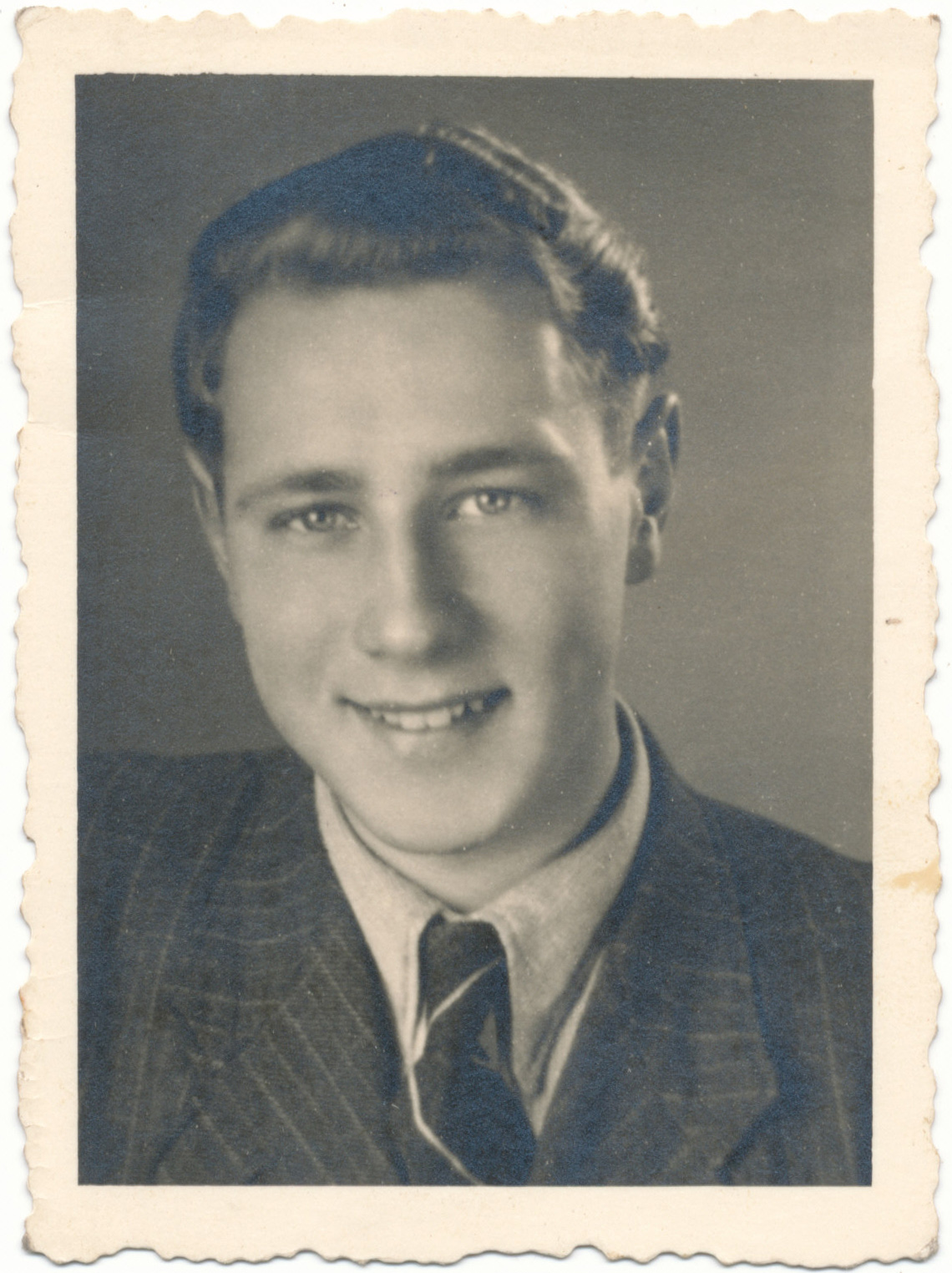 Fritz Aupperle in jungen Jahren, Fotograf unbekannt